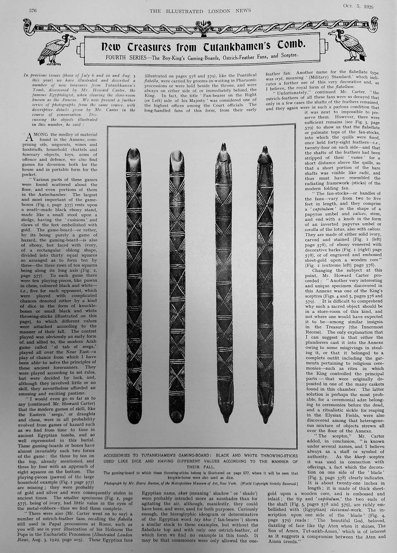 1929 tut 4th series of treasures